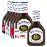 Sweet Baby Rays Honey BBQ Sauce, Pack of 6 x 510g bottles, Sweet Barbeque Sauce – S&S 5/15% £15.19/£13.59
