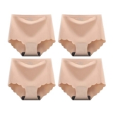 Sweetneed Seamless Knickers for Women, 4-Pack Modal Ice Silk