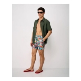 Swim Shorts in Multicoloured Tropical Floral Print