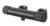 Swirl Gallen Exposed Single Outlet Thermostatic Black Shower Mixer
