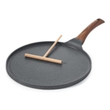 Swiss Granite Coating Dosa Pan Pancake Flat Skillet Tawa Griddle
