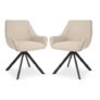 Swivel Dining Chairs Set of 2, 360