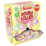 Swizzels Double Lollies Sweets Dispenser, Vegan Friendly, 100 Lollipops (£5.79 S&S)