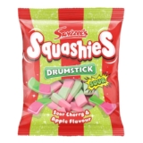 Swizzels Squashies Sweets – Sour Apple and Cherry 140g (£0.58 S&S)