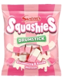 Swizzels Squashies Sweets, Strawberry and Cream Flavour Sweets 140g (64p / 60p S&S)
