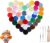 Szzhantuo 44-Piece Needle Felting Kit, 40 Colors 120g Felt Wool Roving, 3 Felting Needles and Wooden Handle, Needle Felt Supplies Starter Set for Beginners DIY Crafts & Art Projects