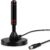 T808 2026 Indoor HDTV Aerial with Signal Booster Digital TV Antenna for Smart TV & Freeview, Long Range Support 4K 1080P Magnetic Base & 10FT Coax Cable