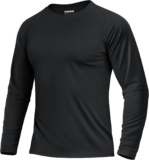 TACVASEN Mens UV Protection UPF 50 Long Sleeve T-Shirt Casual Outdoor Hiking Walking Shirt