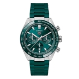 TAG Heuer Carrera Chronograph 44mm Green Automatic Mens Watch