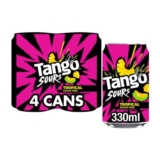 TANGO Sours Tropical Sugar Free 4x330ml