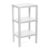 TATAY Shelving Unit with 3 Tiers Moisture-Resistant Includes Screws and Compatible with Quick Fix System