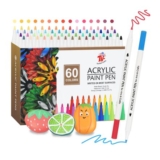 TBC the Best Crafts 60-Color Acrylic Paint Pens Set