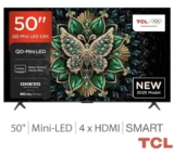 TCL 50C6K 50 Inch Mini LED Smart TV