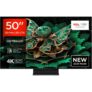 TCL 50C7K-UK 50 Inch QD-Mini LED TV, 4K HDR, Dolby Vision IQ & Atmos, HVA Panel, 144Hz Motion Clarity Pro, at checkout