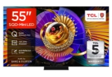 TCL 55C7L-UK 55 Inch SQD-Mini LED TV, 4K HDR 2700, Dolby Vision & Atmos, 144Hz, 2026 with 20% off – £679.20 with £200 cashback