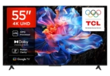 TCL 55V6C-UK 55 4K Ultra HD, HDR TV, Smart TV Powered by Google TV – discount at checkout