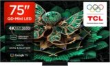 TCL 75C7K-UK 75 Inch QD-Mini LED TV, 4K HDR Premium 3000, Smart TV / £899 with Cashback Claim