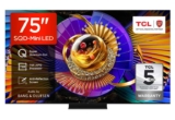 TCL 75C7L-UK 75 Inch SQD-Mini LED TV (20% off at Checkout) £300 Cashback (£1050.20 after cashback)