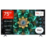 TCL 75Q6C QD-Mini LED 4K HDR Smart Google TV-75Q6C Free Wall Mount