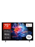 TCL 75V6C-UK (2025) 75V6C-UK (2025) LED HDR 4K Ultra HD Smart TV with Dolby Atmos, 75 inch, Black