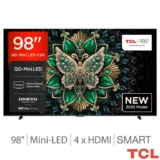 TCL 98C6K 98 Inch Mini LED Smart TV – 5 Year Warranty – Discount at Checkout
