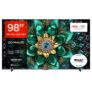 TCL 98Q6C QD-Mini LED 4K HDR Smart Google TV-98Q6C-UK (144Hz Native Refresh Rate, Precise Dimming Series Up to 512 Zones)