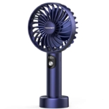 TECKNET Handheld Rechargeable USB Fan with LED Display – Blue – Sold by TECKNET FBA