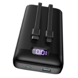 TECKNET Power Bank, 20000mAh 22.5W Fast Charging Portable Charger with Built-in 2 Cable TECKNET FBA (Prime Exclusive)
