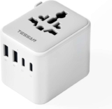 TESSAN Universal Travel Adapter Worldwide with 2 USB C and 2 USB A Ports, Prime Exclusive – Sold by Tspower / FBA