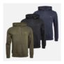 THREADBARE Mens Three Pack Trifoliate Hoodies