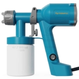 TILSWALL Paint Sprayer, Upgraded Ultra-Light Electric Paint Spray Gun with 600 ml Detachable Cup, 2 Nozzles & 3 Patterns