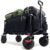 TIMBER RIDGE Festival Trolley on Wheels with Brakes, 200L Adjustable Handle & Cover Bag, 100kg. Prime Deal – Sold by Timber Ridge FBA