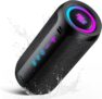 TIMU Bluetooth Speaker Portable Wireless Bluetooth Speakers with HD Stereo Sound, Bluetooth 5.4 TWS Pairing 30H Battery Life with Led Light for Outdoor/Party/Sport/Travel/Gifts.