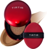 TIRTIR Mask Fit Red Cushion Foundation Full coverage, Weightless, Skin fit, Satin Glow Finish, Korean Makeup, beauty, Tattoo cover up, Buildable (43N Deep Cocoa, 18g)