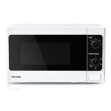 TOSHIBA 20 Liter 800W Manual Control Solo Small Microwave White- MM-MM20P(WH)