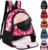 TRAILKICKER Black Mesh Basketball Bag with Shoe Compartment Basketball Bag for Boys Girls Men Women Ball Gear All Sports