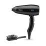 TRESemme Smooth Lustre Folding 2000 Travel Hair Dryer, Includes Mini Hairbrush, Dual Voltage for Worldwide Use