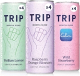 TRIP Citrus Berry Mixed Pack Sparkling Drink with 120MG calming Magnesium Citrate Low Calorie (Pack of 12 x 250ml) – Prime Exclusive