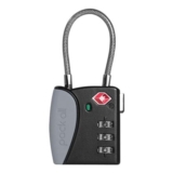 TSA Approved Luggage Lock, Combo Travel Lock, 1 Pack (Grey)