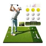 TTCBSPORTS 5x4FT Golf Hitting Mat with Ball Tray