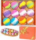 TTRWIN Bath Bombs, 12 Organic & Natural Handcrafted Bubble Bath Gift Set