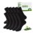 TUUHAW Mens Bamboo Socks Size 12-14 UK Black 10 Pairs