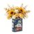TWINKLEMON Book-Shaped Ceramic Flower Vase