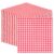 Table Fun 100 x Soft Red Gingham Paper Napkins