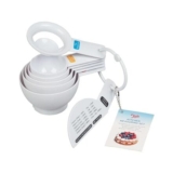Tala White Plastic Measuring Cups Set, 7-Piece