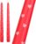 Talking Tables 2 x Heart Taper Dinner Candles 5 Hr Burn, Decorative Table Candles for Romantic Dinners, Valentines Celebrations and Home Styling Unscented Wax with Heart Detail 25cm