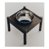 Tall Wooden Pet Food Bowl