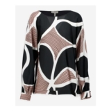 Tan & Black Alora Top