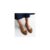 Tan Faux Suede Ballet Pumps