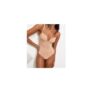 Tan Seamless Shaping Sweetheart Neck Push up Body